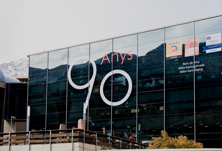 La façana d'Andbank.